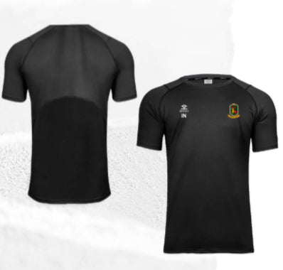 Shrey Pro Performance Training Shirt (Black) - Excluding Sponsor Embellishments - Toft CC Customised