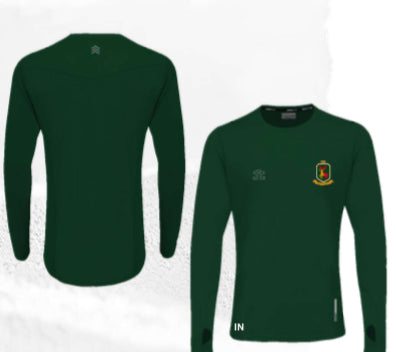 Shrey Pro Performance Training Shirt (Green) - Inc. Sponsor Embellishments - Toft CC Customised